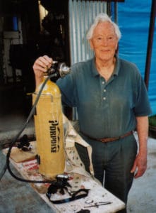 Ted Eldred with Porpoise scuba